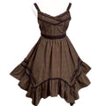 Axes Femme Brown Asymmetrical Fairy Dress